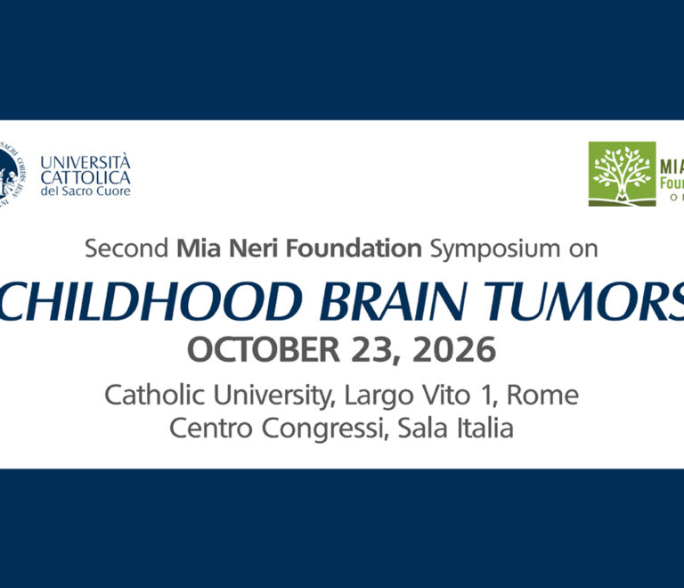 23/10/2026 – Secondo Simposio Scientifico “Childhood Brain Tumors”